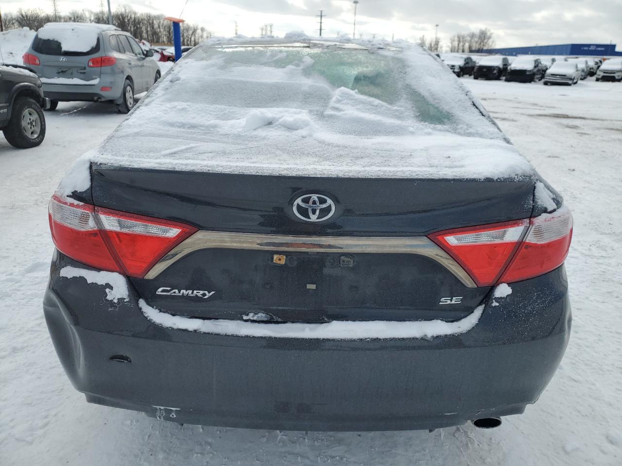 2016 Toyota Camry VIN 4T1BF1FK0GU176180 Copart auction photo, front end / rear end damage thumbnail 6