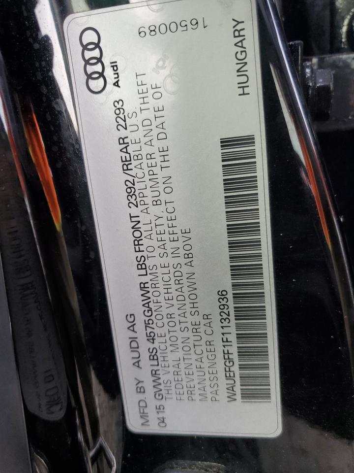 2015 Audi A3 VIN WAUEFGFF1F1132936 Copart auction photo, front end damage thumbnail 13