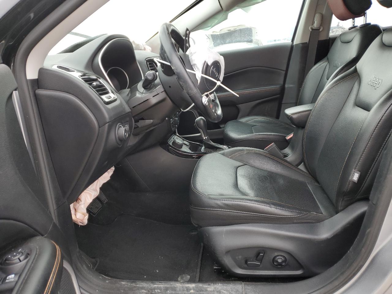 2019 Jeep Compass VIN 3C4NJDCB4KT656912 Copart auction photo, front end / mechanical damage thumbnail 7
