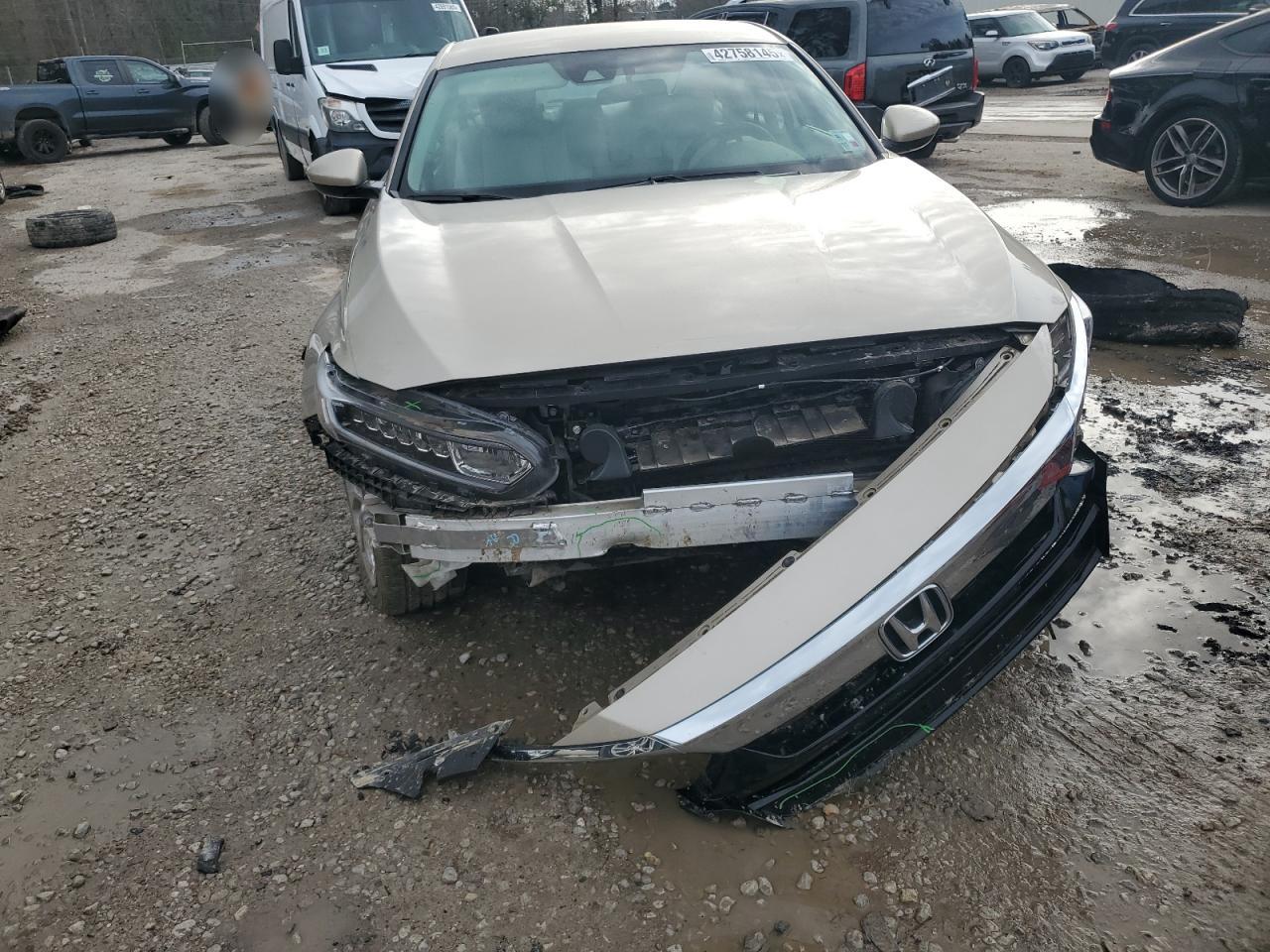 2020 Honda Accord VIN 1HGCV1F13LA101103 Copart auction photo, front end damage thumbnail 5
