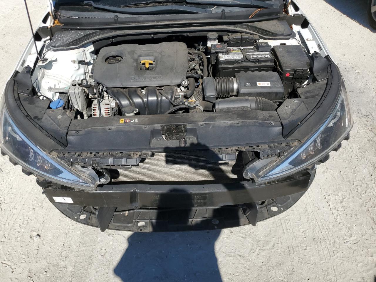 2019 Hyundai Elantra VIN 5NPD74LF0KH411022 Copart auction photo, rear end / front end damage thumbnail 11