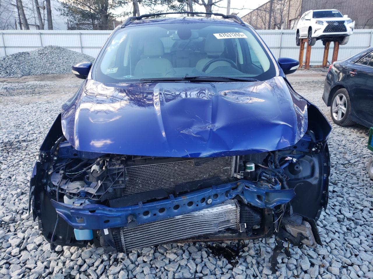 2013 Ford Escape VIN 1FMCU9H98DUC77482 Copart auction photo, front end / minor dent/scratches damage thumbnail 5