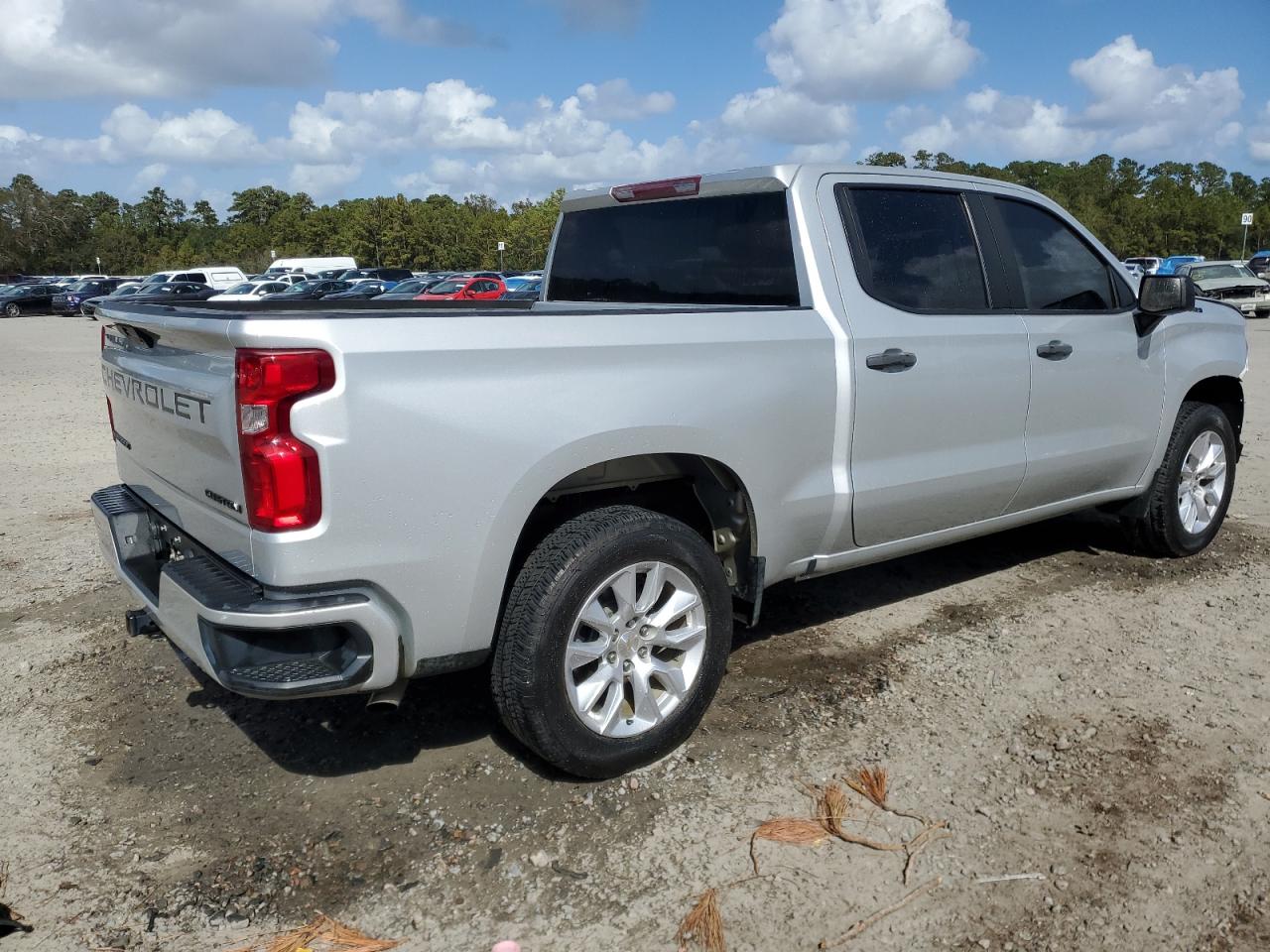 2021 Chevrolet Silverado VIN 1GCPWBEK9MZ419548 Copart auction photo, front end damage thumbnail 3