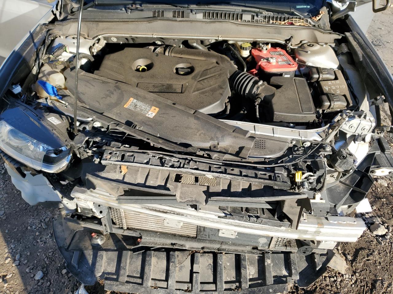 2014 Ford Fusion VIN 3FA6P0D9XER173892 Copart auction photo, front end damage thumbnail 11