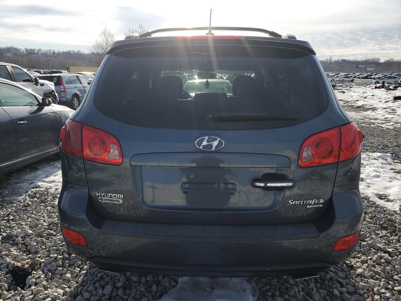 2007 Hyundai Santa Fe VIN 5NMSH13E77H073827 Copart auction photo, all over damage thumbnail 6