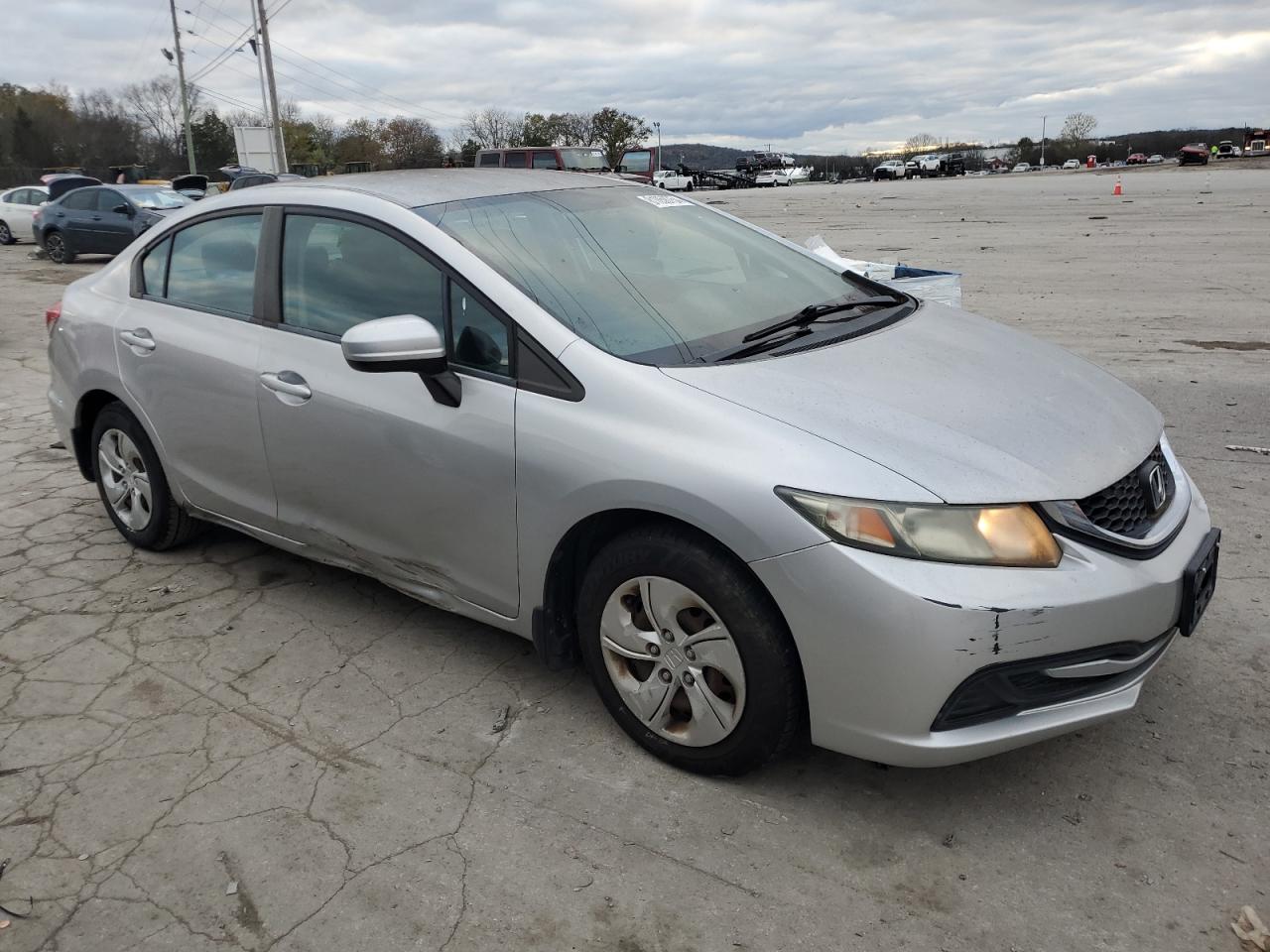2015 Honda Civic VIN 19XFB2F56FE099300 Copart auction photo, mechanical / side damage thumbnail 4