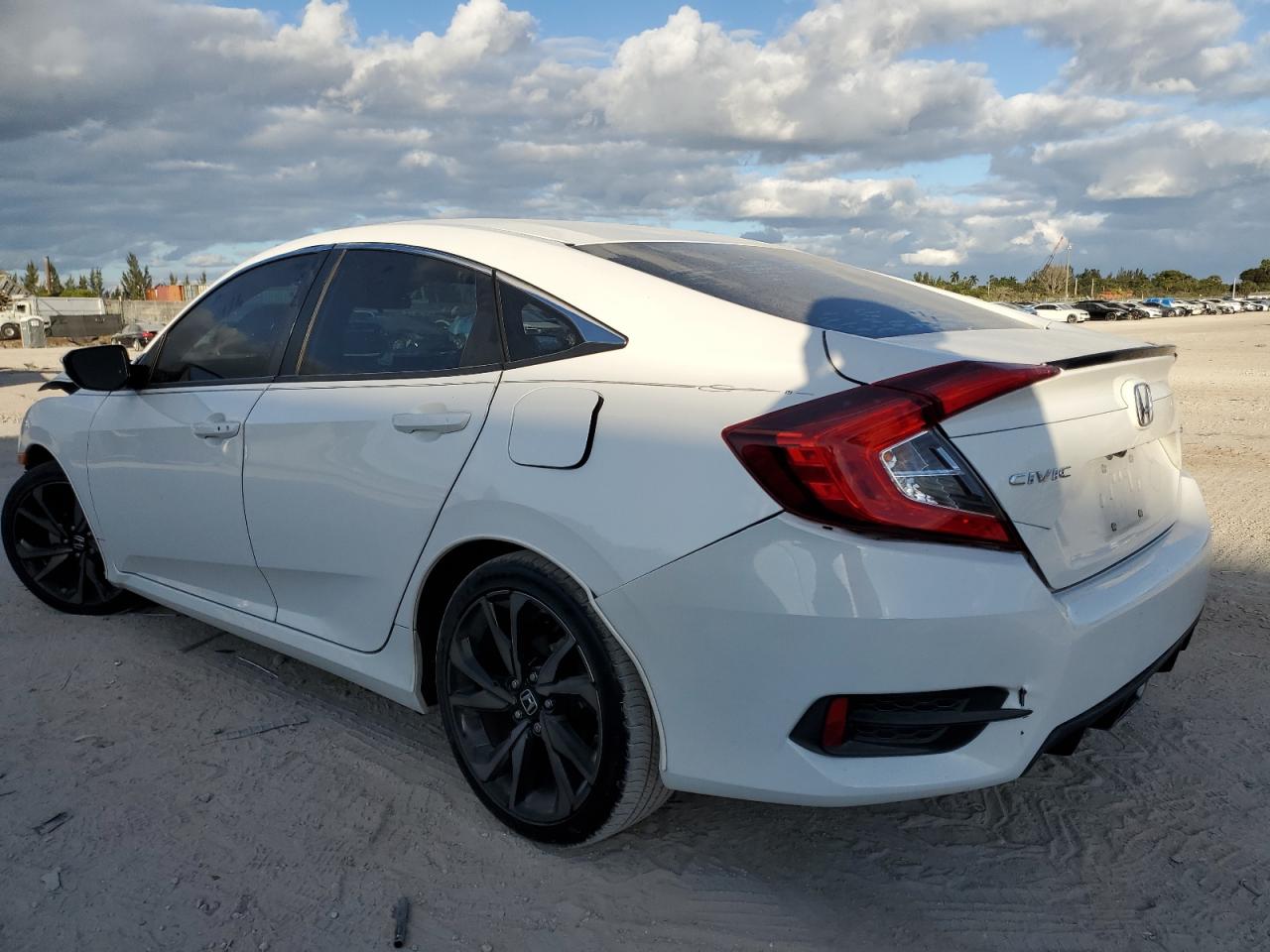 2020 Honda Civic VIN 2HGFC2F80LH504608 Copart auction photo, front end / minor dent/scratches damage thumbnail 2