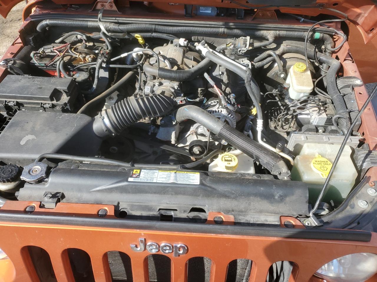 2010 Jeep Wrangler VIN 1J4BA6D17AL208835 Copart auction photo, front end / minor dent/scratches damage thumbnail 11
