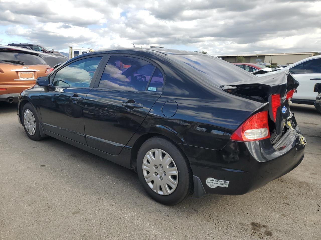 2010 Honda Civic VIN 19XFA4F54AE000867 Copart auction photo, rear end damage thumbnail 2