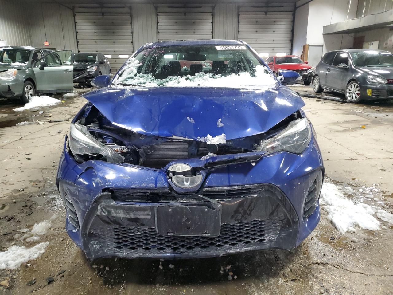 2017 Toyota Corolla VIN 2T1BURHE5HC871138 Copart auction photo, front end damage thumbnail 5