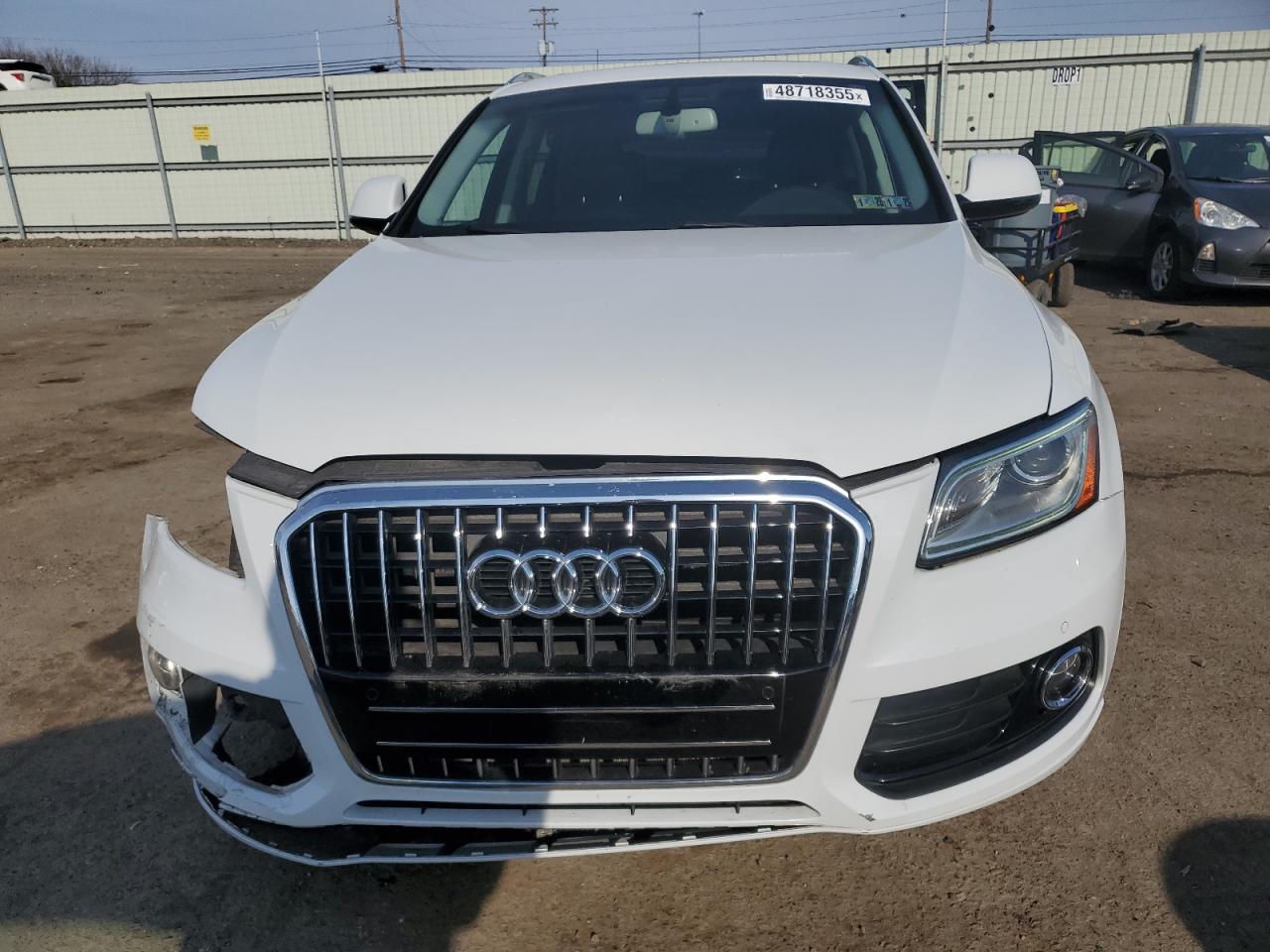 2016 Audi Q5 VIN WA1L2AFP6GA144412 Copart auction photo, front end / side damage thumbnail 5
