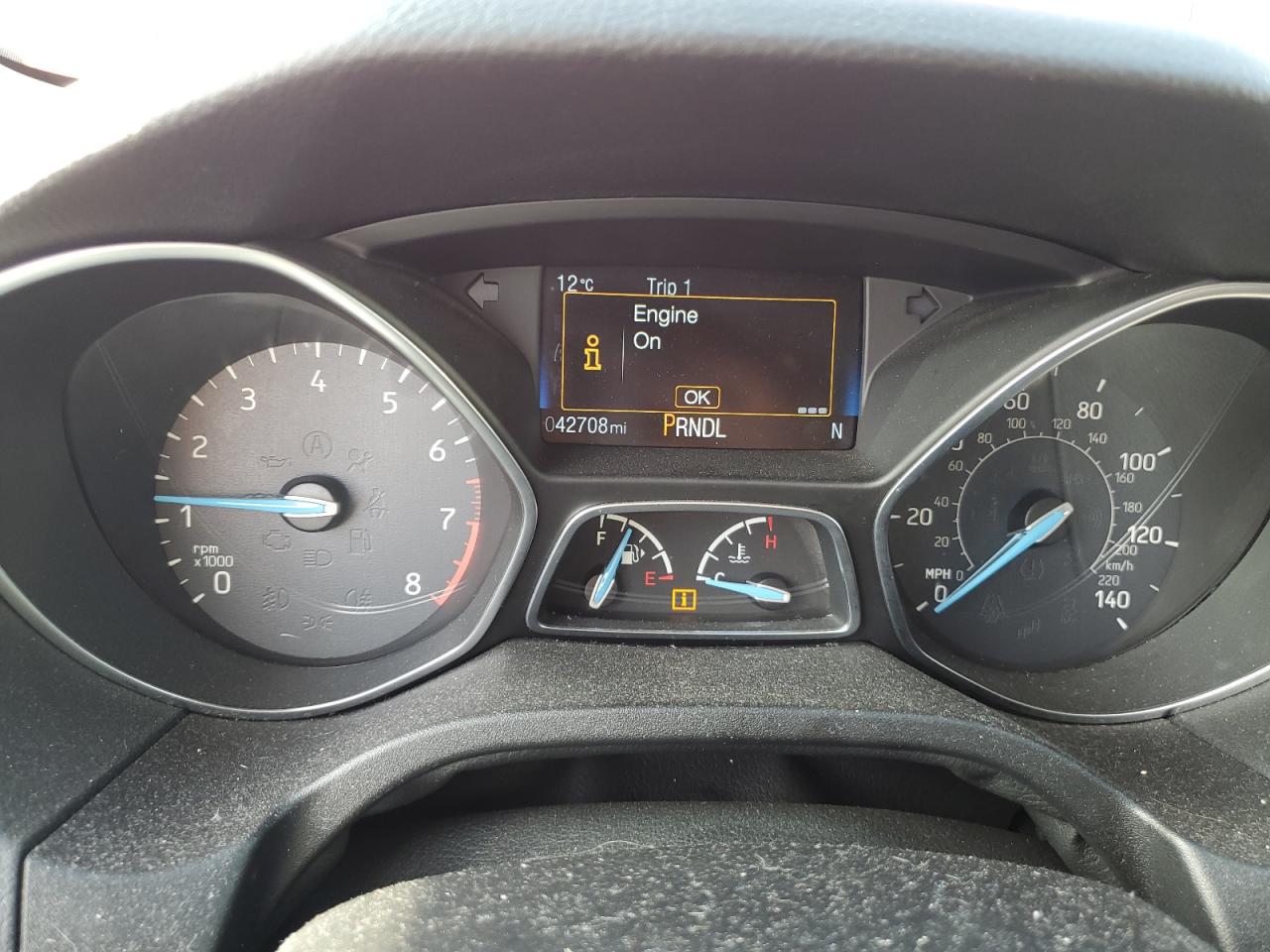 2017 Ford Focus VIN 1FADP3K23HL255691 Copart auction photo, front end damage thumbnail 9