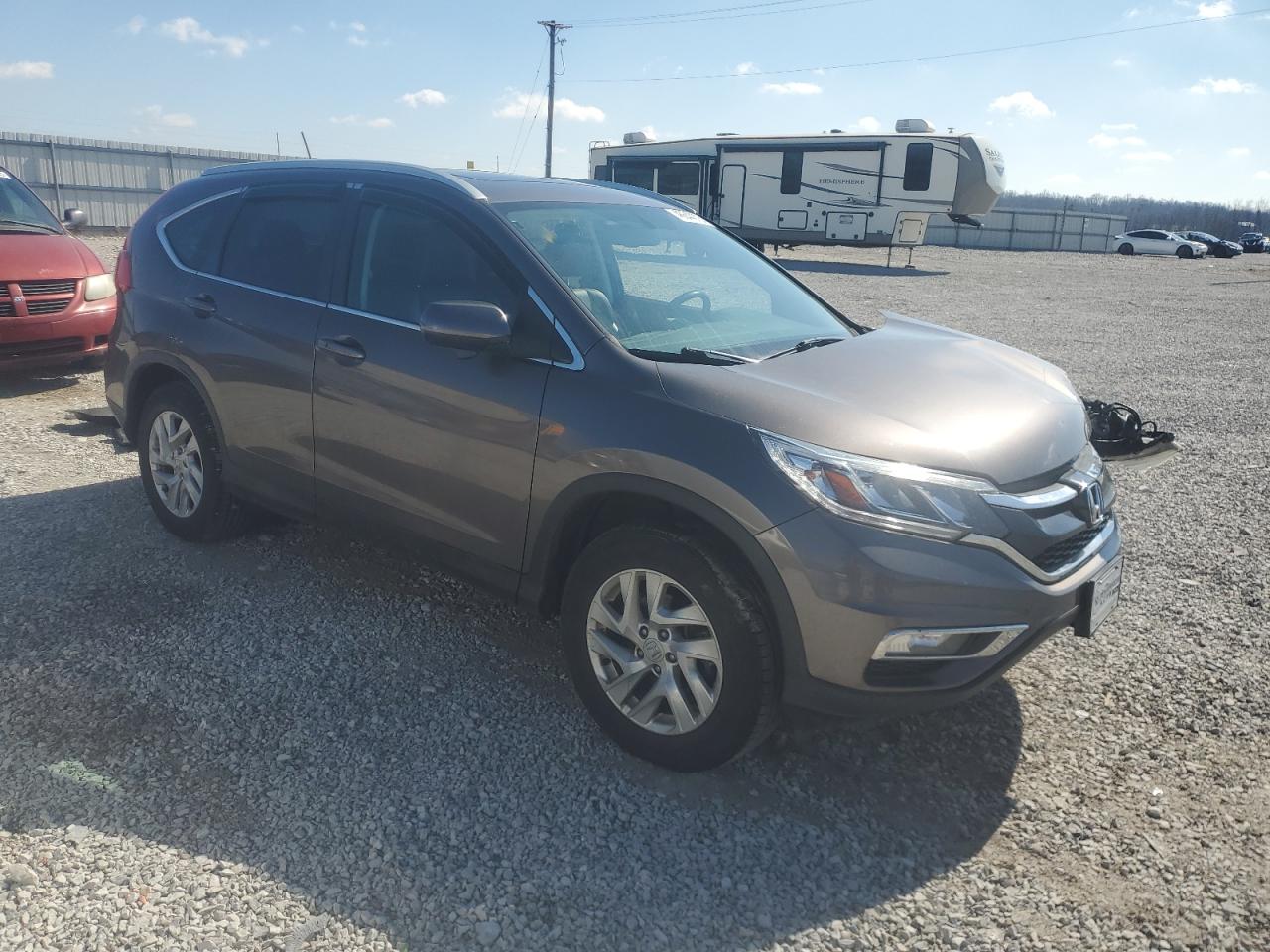 2016 Honda CR-V VIN 2HKRM4H74GH689672 Copart auction photo, front end / side damage thumbnail 4