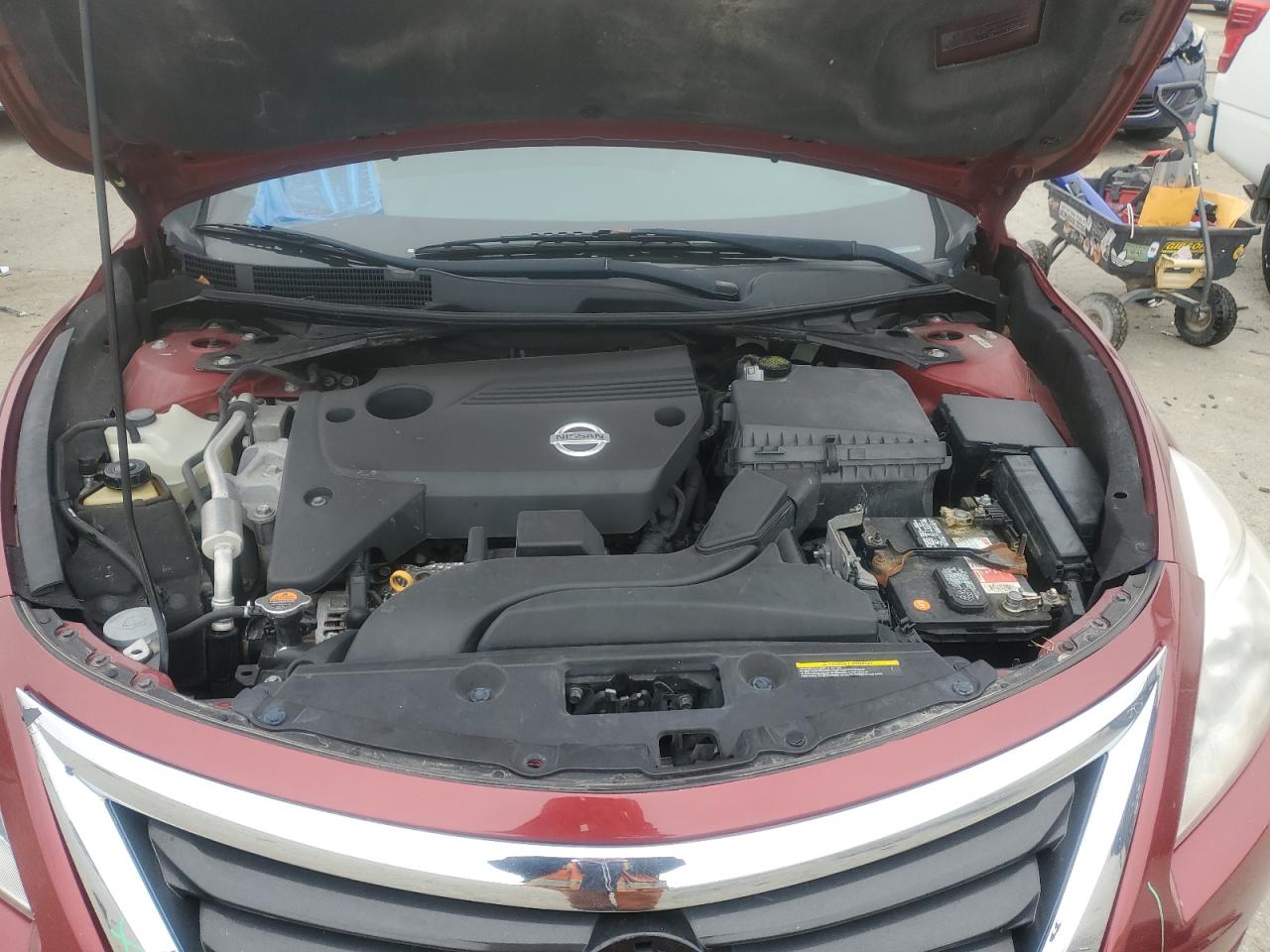 2014 Nissan Altima VIN 1N4AL3AP3EN383652 Copart auction photo, side damage thumbnail 11