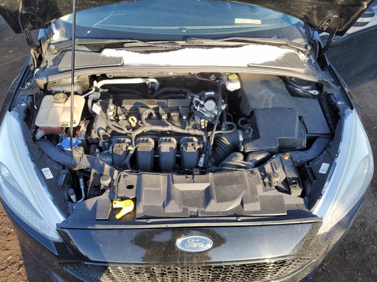 2017 Ford Focus VIN 1FADP3F2XHL284518 Copart auction photo, rear end damage thumbnail 11
