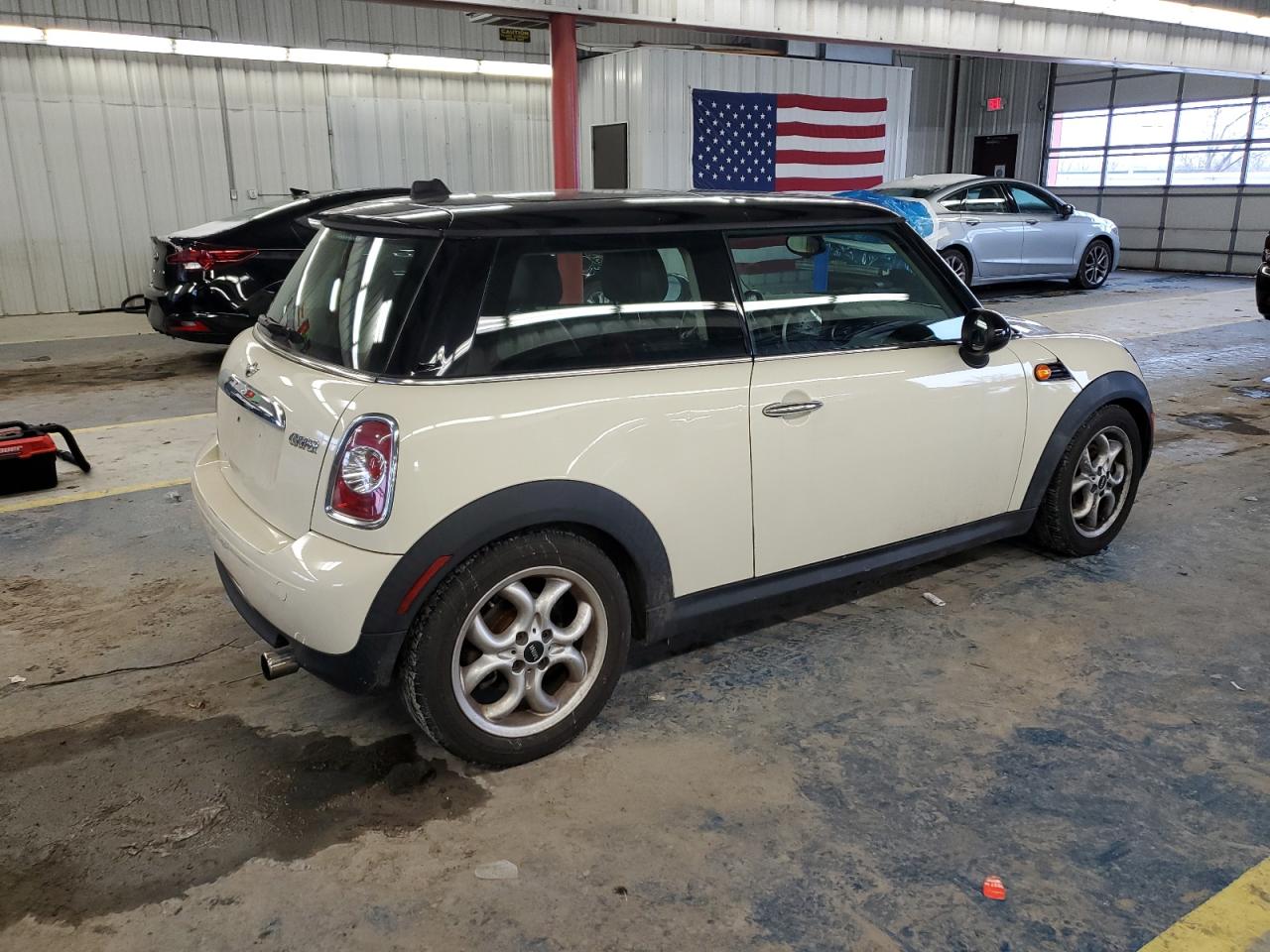 2012 MINI Cooper VIN WMWSU3C59CT367470 Copart auction photo, all over damage thumbnail 3