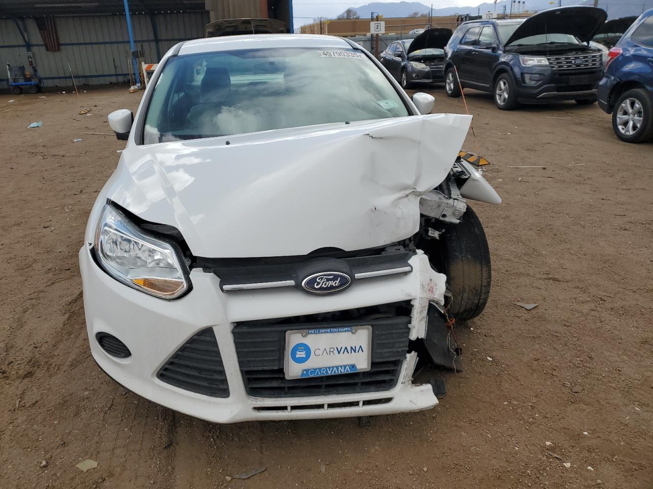2013 Ford Focus VIN 1FADP3F21DL144934 Copart auction photo, front end damage thumbnail 5