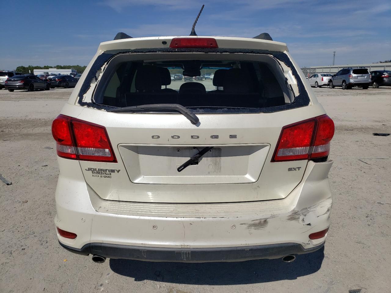 2013 Dodge Journey VIN 3C4PDCBGXDT711969 Copart auction photo, front end / rear end damage thumbnail 6