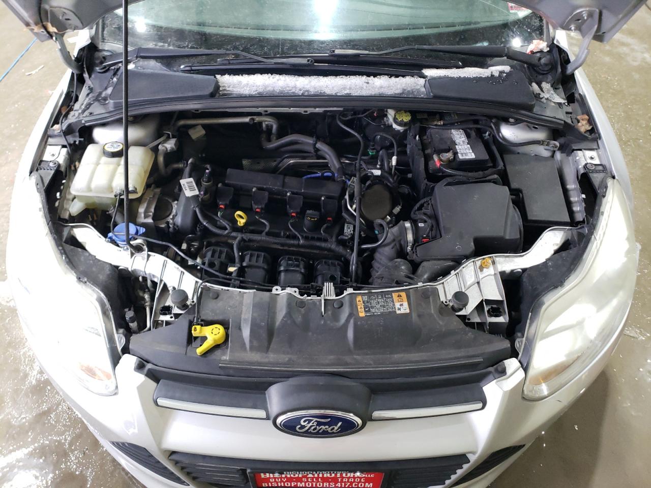 2014 Ford Focus VIN 1FADP3K28EL406813 Copart auction photo, front end / hail damage thumbnail 13