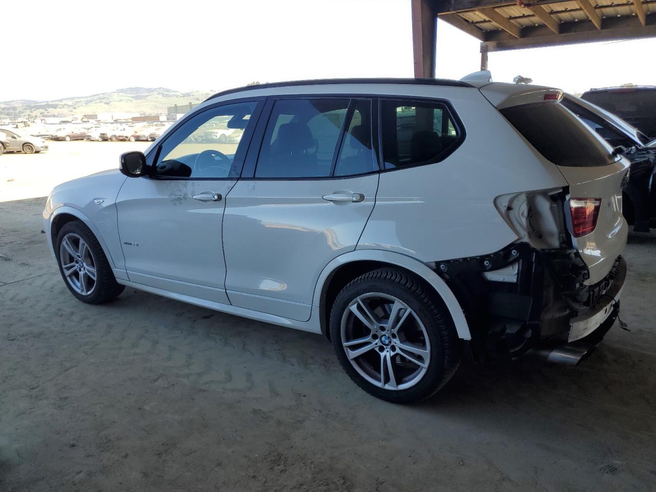 2013 BMW X3 VIN 5UXWX7C54DL978591 Copart auction photo, rear end damage thumbnail 2