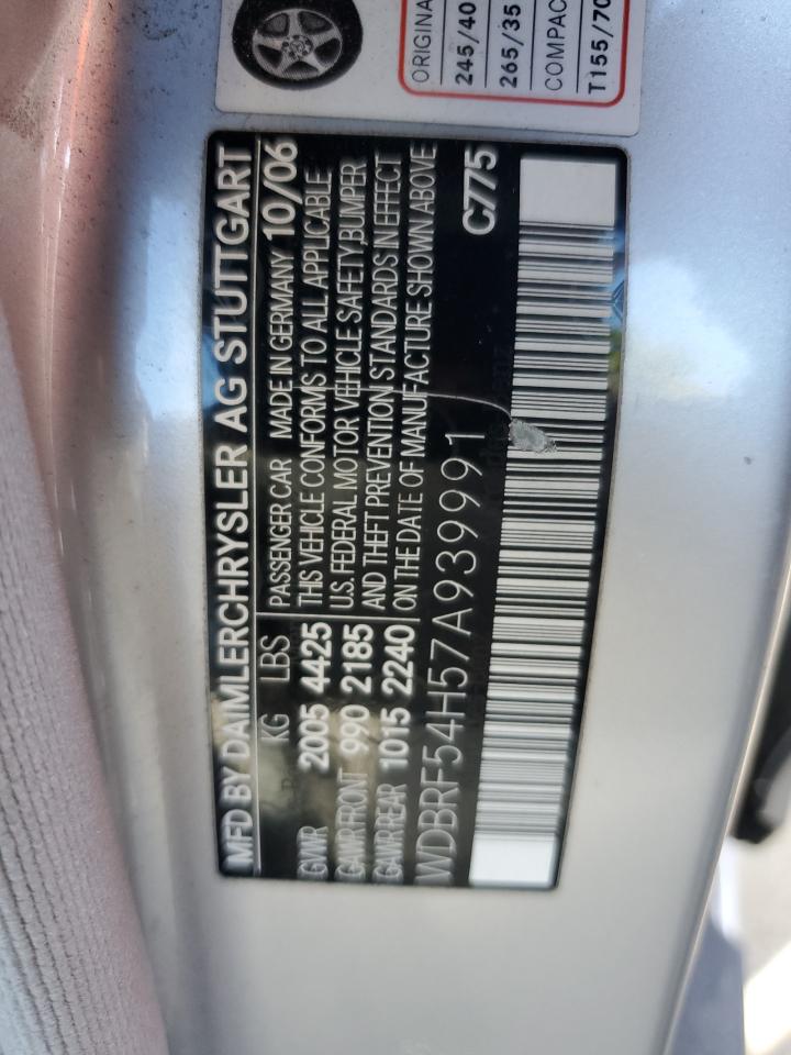 2007 Mercedes-Benz C-klasse VIN WDBRF54H57A939991 Copart auction photo, rear end damage thumbnail 12