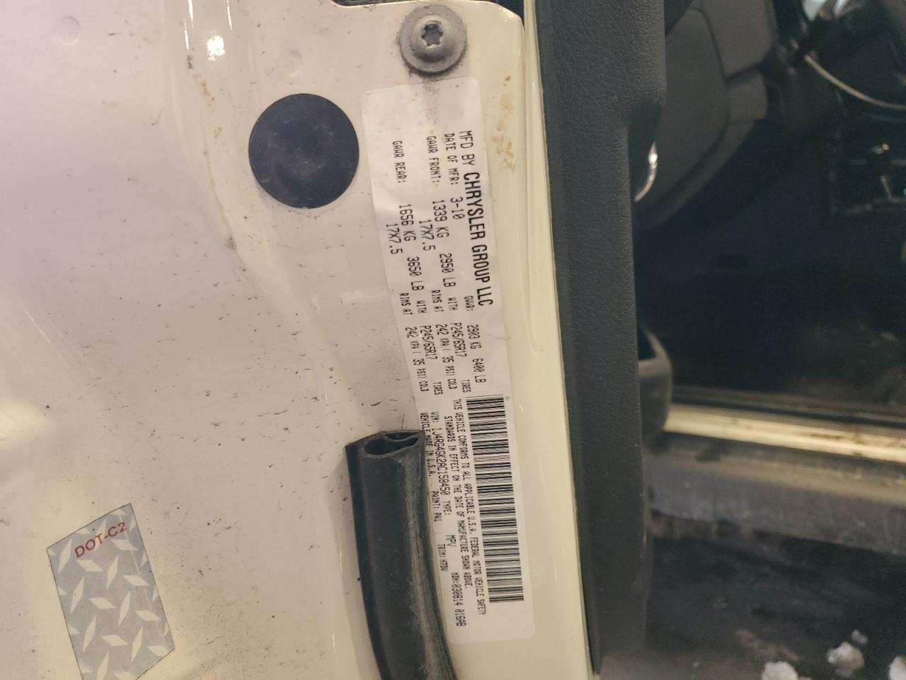 2010 Jeep Commander VIN 1J4RG4GK2AC158450 Copart auction photo, mechanical / all over damage thumbnail 15