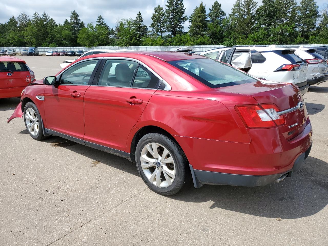 2011 Ford Taurus VIN 1FAHP2EW2BG101578 Copart auction photo, front end / minor dent/scratches damage thumbnail 2