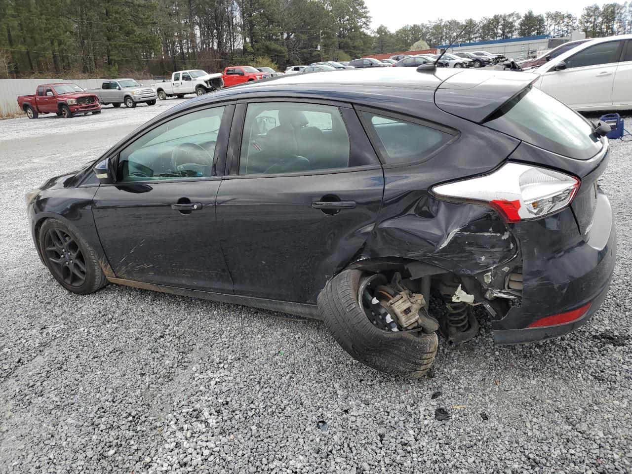 2016 Ford Focus VIN 1FADP3K20GL273841 Copart auction photo, rear end / mechanical damage thumbnail 2