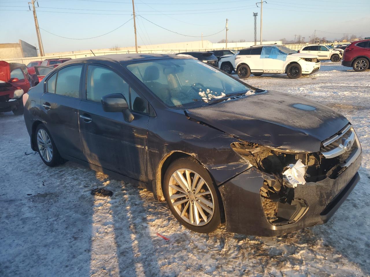 2013 Subaru Impreza VIN JF1GJAG68DH012468 Copart auction photo, front end damage thumbnail 4
