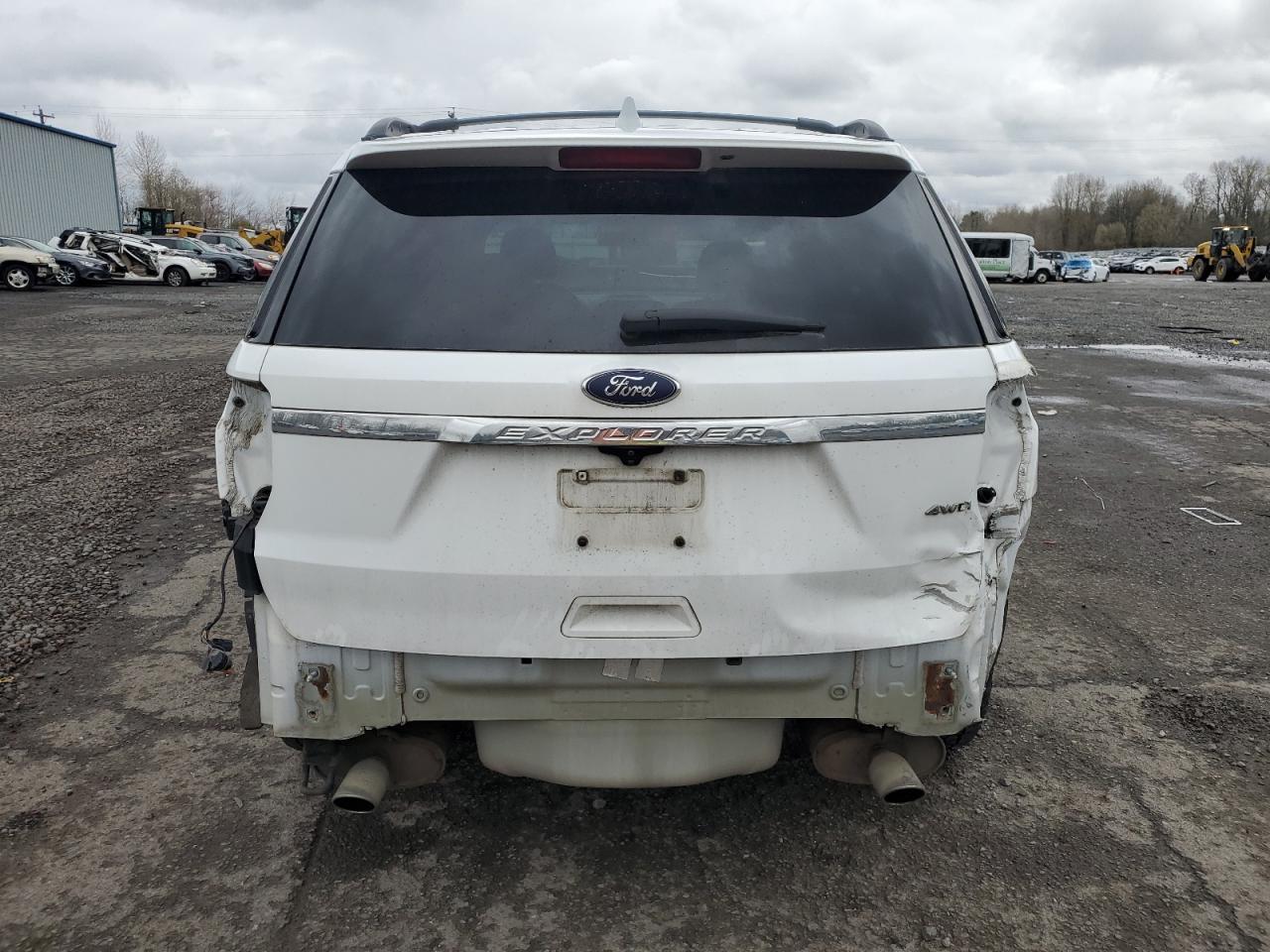 2016 Ford Explorer VIN 1FM5K8B84GGB63703 Copart auction photo, rear end damage thumbnail 6