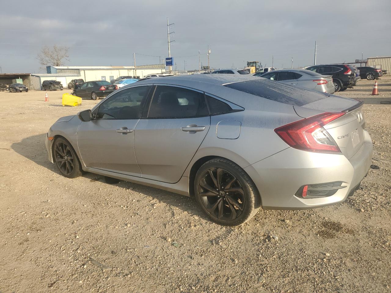 2020 Honda Civic VIN 19XFC2F87LE008117 Copart auction photo, mechanical / front end damage thumbnail 2