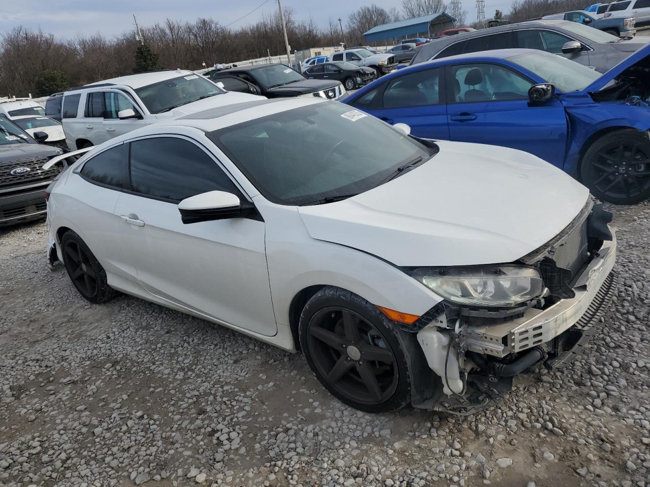 2017 Honda Civic VIN 2HGFC3A50HH753243 Copart auction photo, front end / side damage thumbnail 4