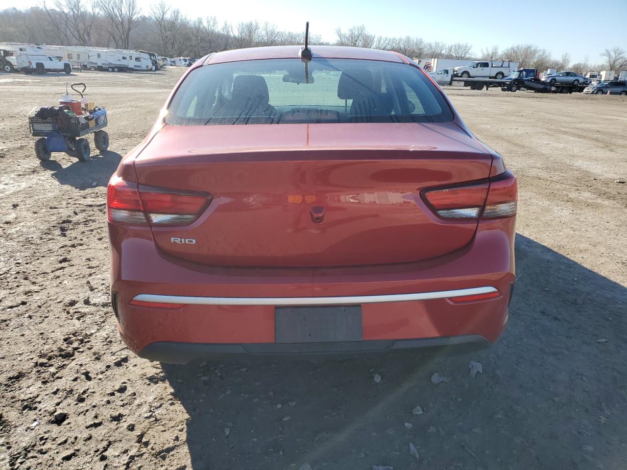 2023 KIA Rio VIN 3KPA24AD0PE622428 Copart auction photo, front end / undercarriage damage thumbnail 6