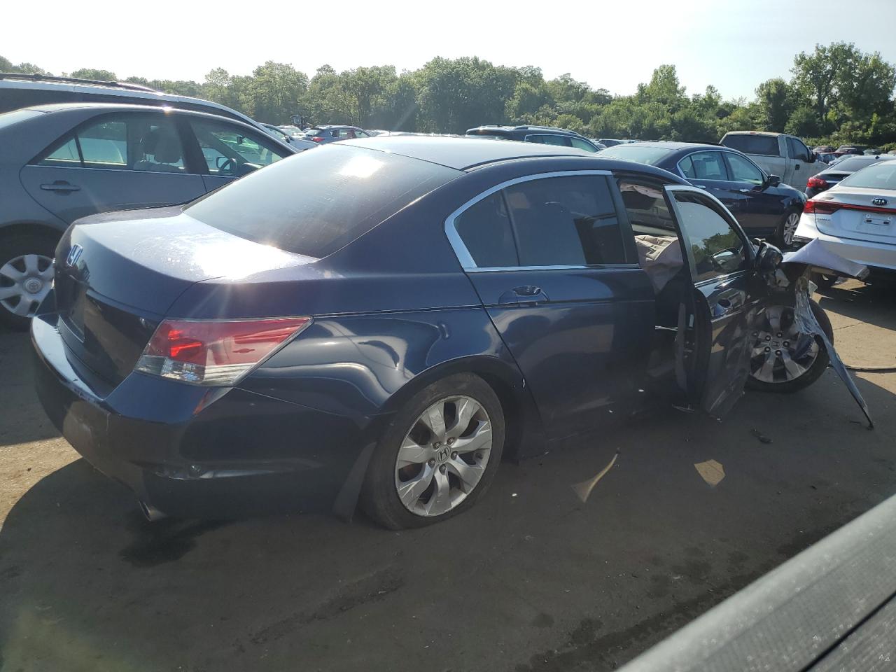 2010 Honda Accord VIN 1HGCP2F74AA162414 Copart auction photo, all over damage thumbnail 3