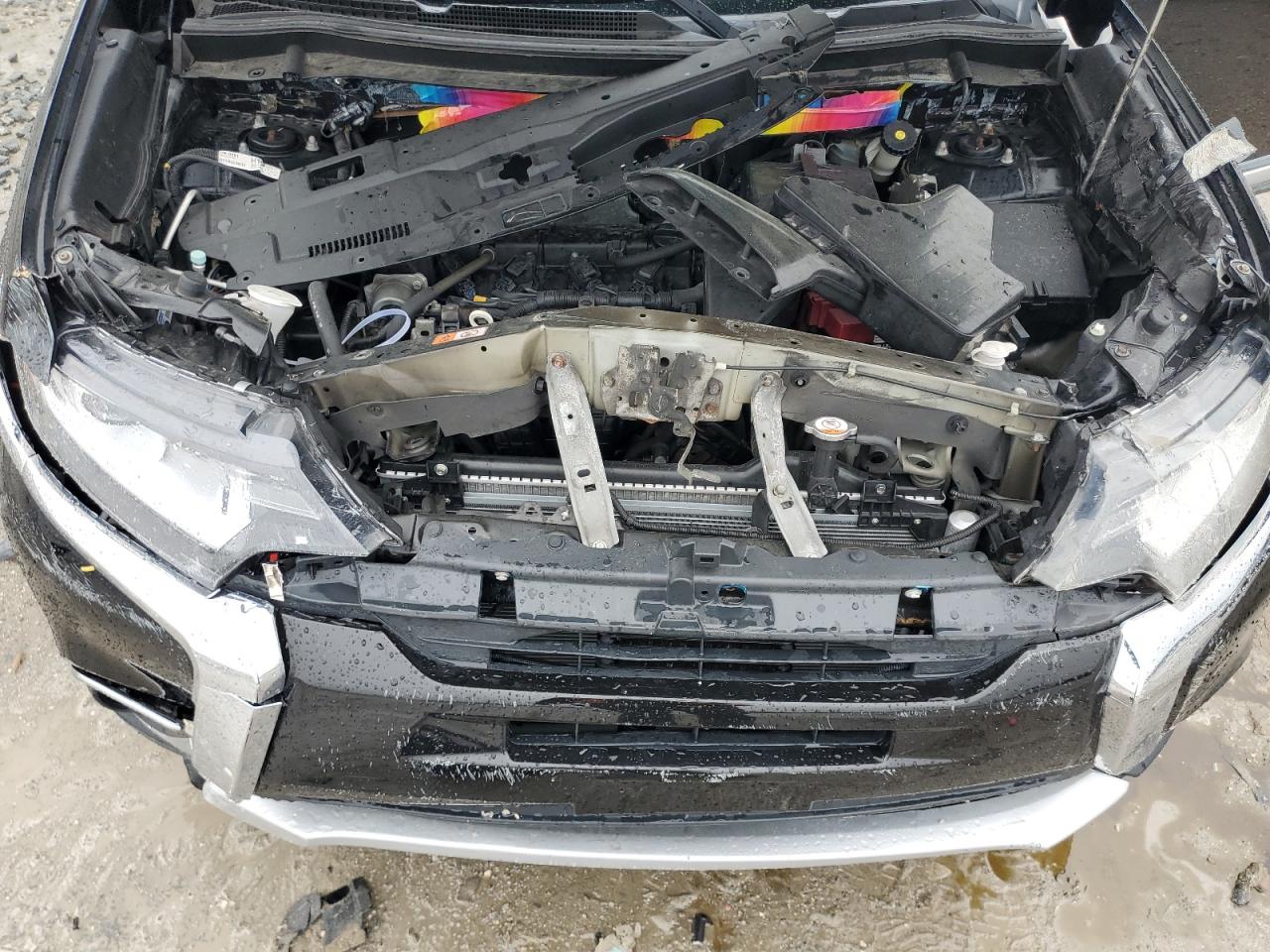 2016 Mitsubishi Outlander VIN JA4AZ3A33GZ037211 Copart auction photo, front end / side damage thumbnail 14