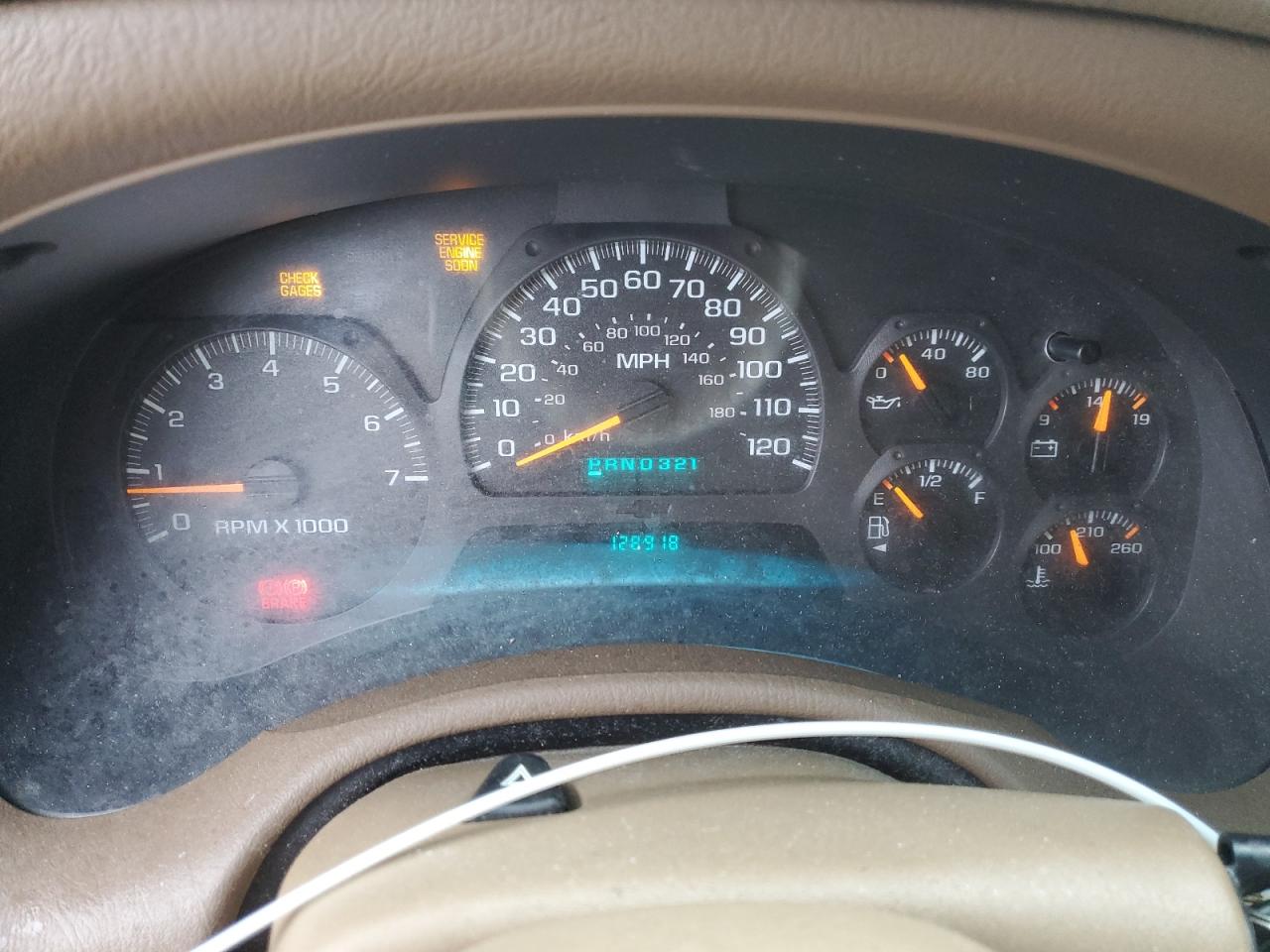 2003 Chevrolet TrailBlazer VIN 1GNDT13S632352978 Copart auction photo, mechanical damage thumbnail 9