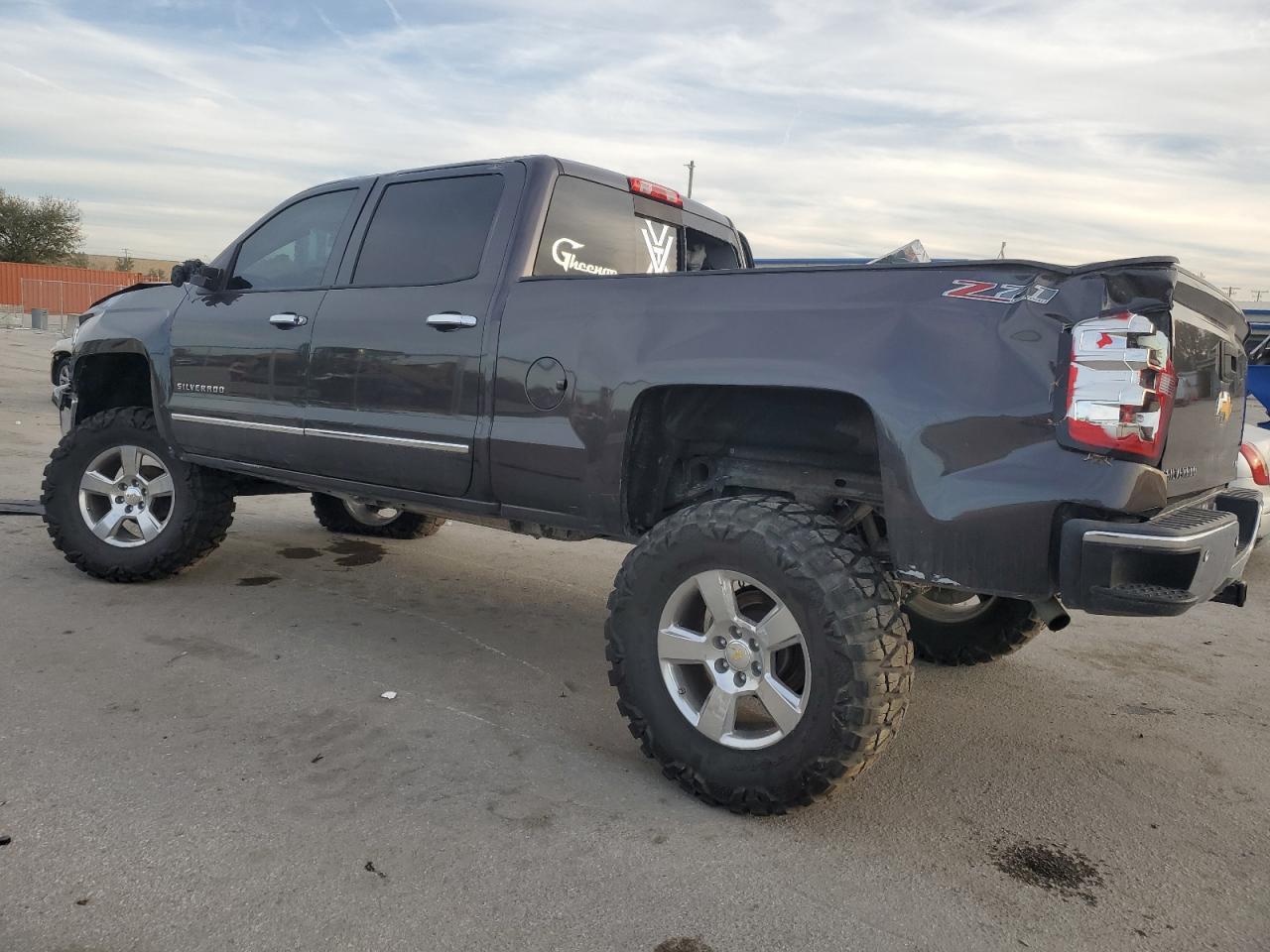 2014 Chevrolet Silverado VIN 3GCUKSECXEG182951 Copart auction photo, all over damage thumbnail 2