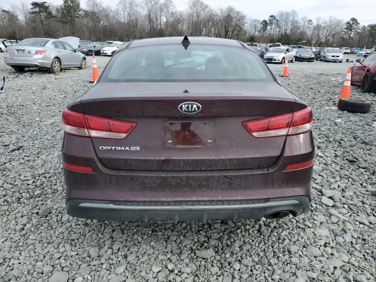 2020 KIA Optima VIN 5XXGT4L38LG411846 Copart auction photo, front end damage thumbnail 6