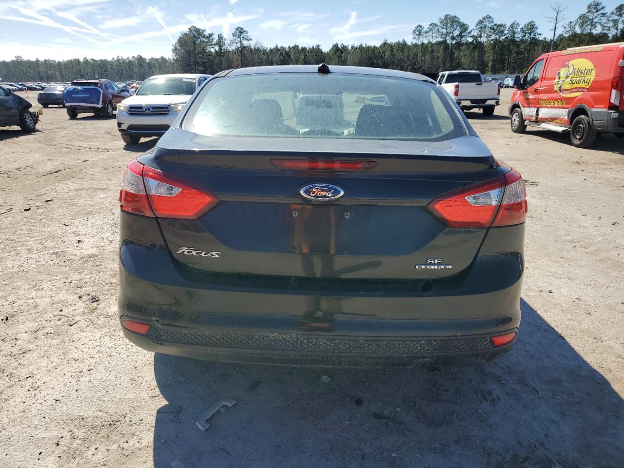 2013 Ford Focus VIN 1FADP3F20DL119362 Copart auction photo, front end damage thumbnail 6