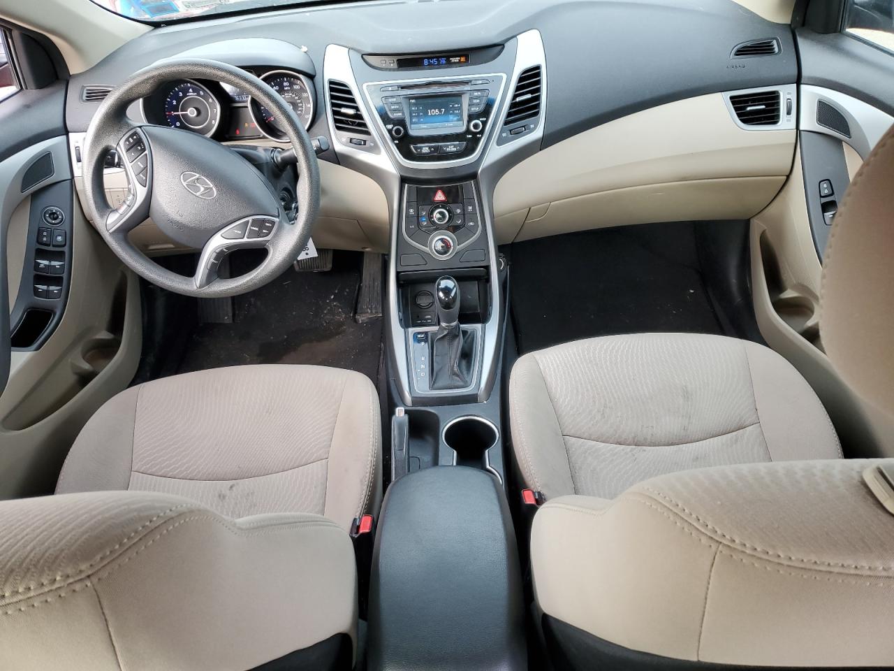 2016 Hyundai Elantra VIN 5NPDH4AE0GH661519 Copart auction photo, side / minor dent/scratches damage thumbnail 8