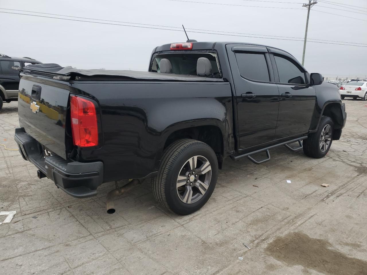 2018 Chevrolet Colorado VIN 1GCGSBEN0J1233459 Copart auction photo, front end / side damage thumbnail 3
