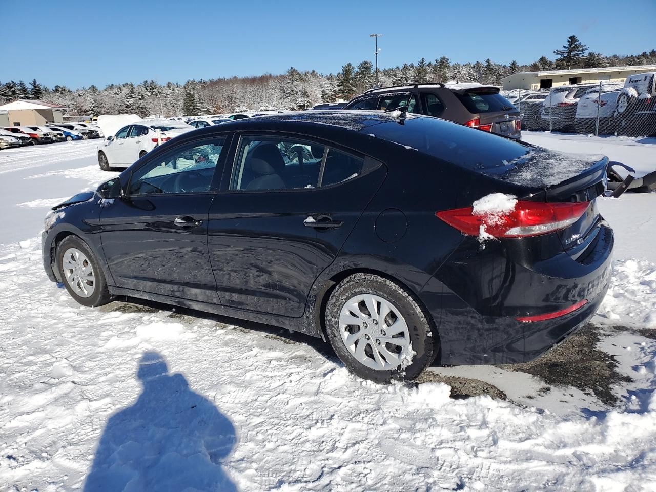 2018 Hyundai Elantra VIN 5NPD74LF5JH389355 Copart auction photo, front end damage thumbnail 2