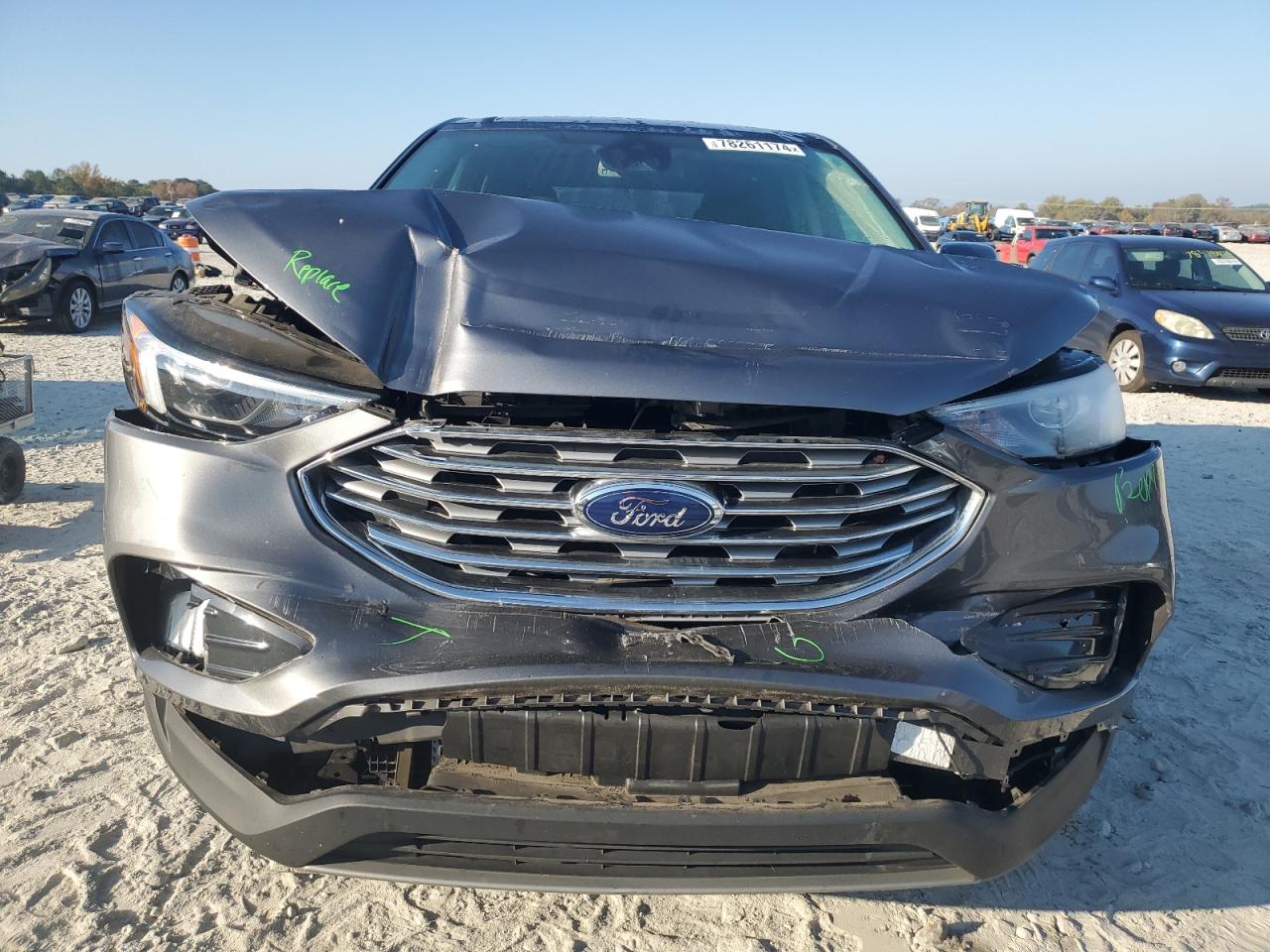 2022 Ford Edge VIN 2FMPK4J95NBB00058 Copart auction photo, front end damage thumbnail 5