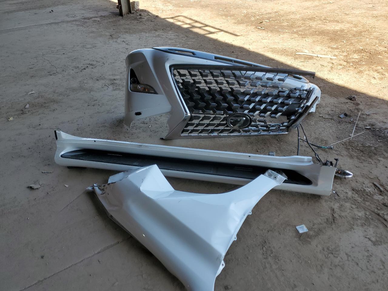 2021 Lexus GX VIN JTJAM7BX4M5284699 Copart auction photo, front end / side damage thumbnail 13