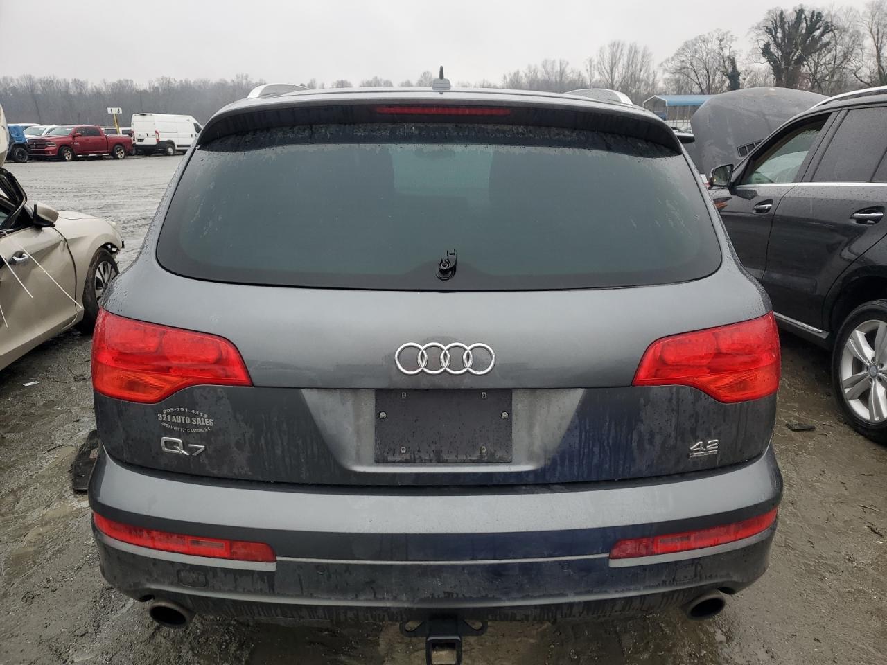 2008 Audi Q7 VIN WA1EV74LX8D037625 Copart auction photo, front end damage thumbnail 6