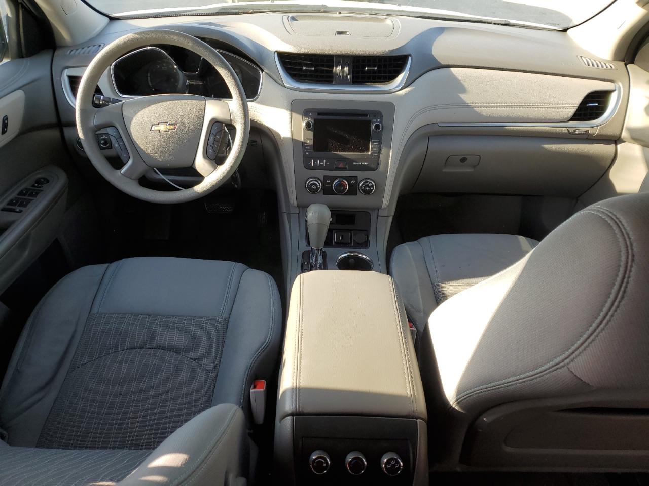 2017 Chevrolet Traverse VIN 1GNKRFED2HJ230004 Copart auction photo, front end / hail damage thumbnail 8
