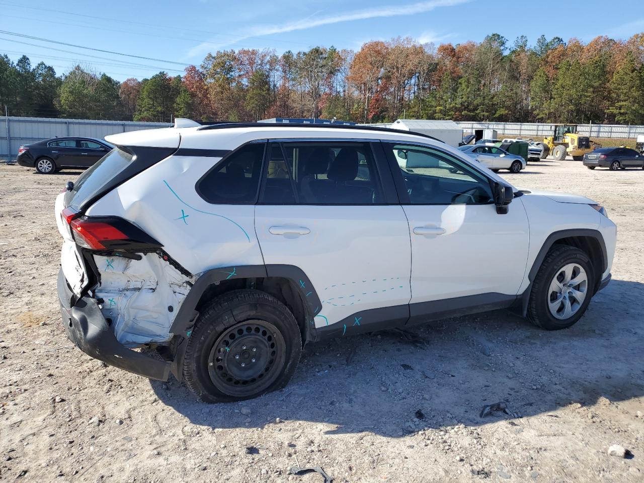 2021 Toyota RAV 4 VIN 2T3F1RFV9MW157719 Copart auction photo, rear end damage thumbnail 3