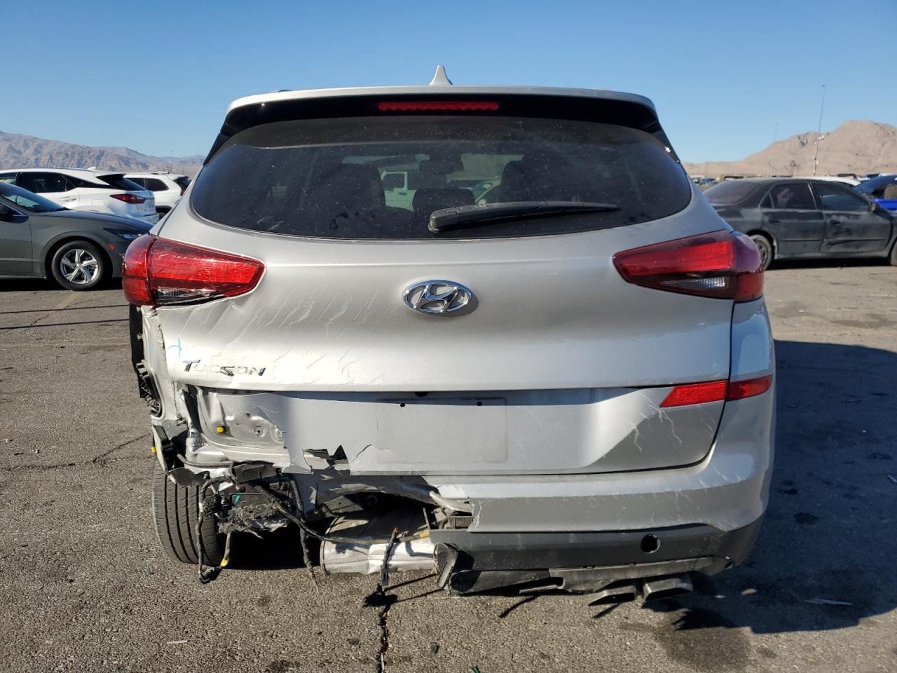 2020 Hyundai Tucson VIN KM8J33ALXLU148848 Copart auction photo, rear end damage thumbnail 6