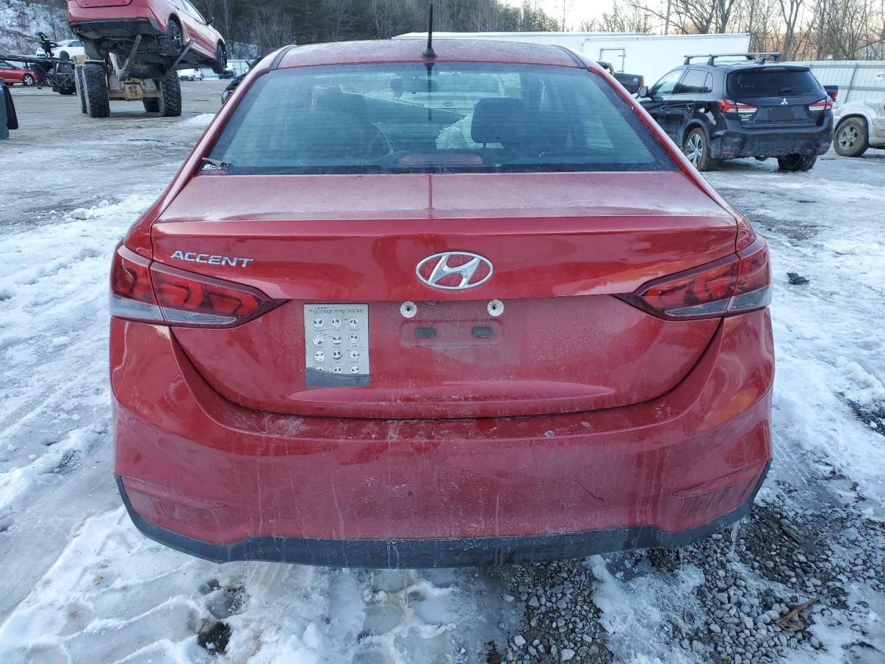 2022 Hyundai Accent VIN 3KPC24A64NE166554 Copart auction photo, front end damage thumbnail 6