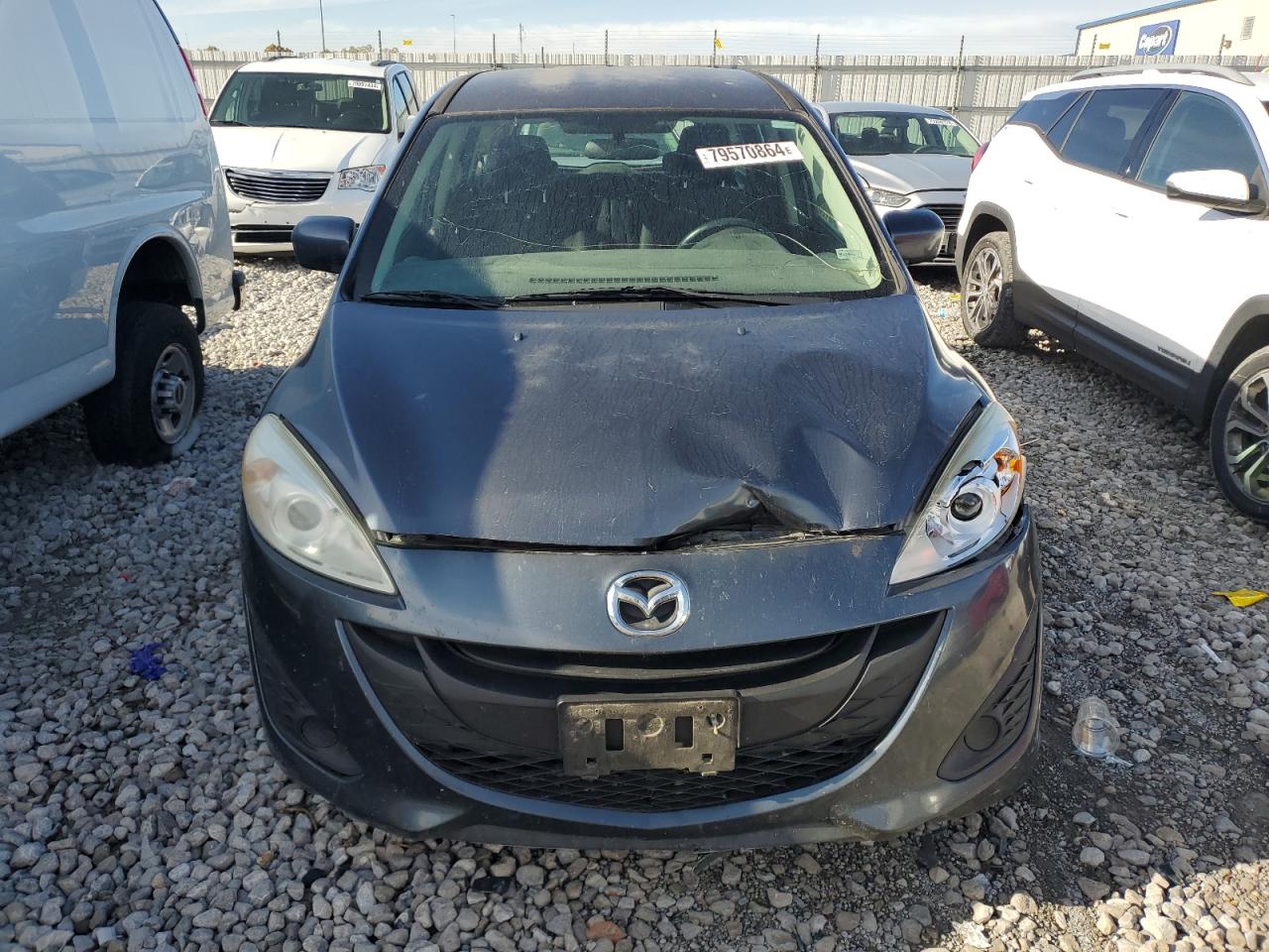 2012 Mazda 5 VIN JM1CW2BL2C0113869 Copart auction photo, front end damage thumbnail 5